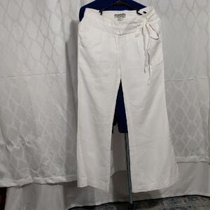 Forever 21 Cream Wide Leg Pants Zize-0